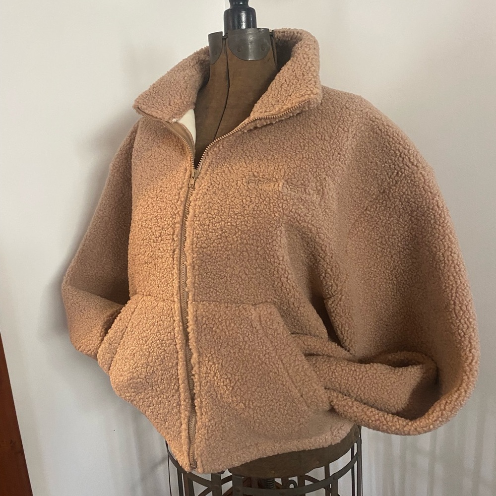 Cozy Tan Teddy Jacket